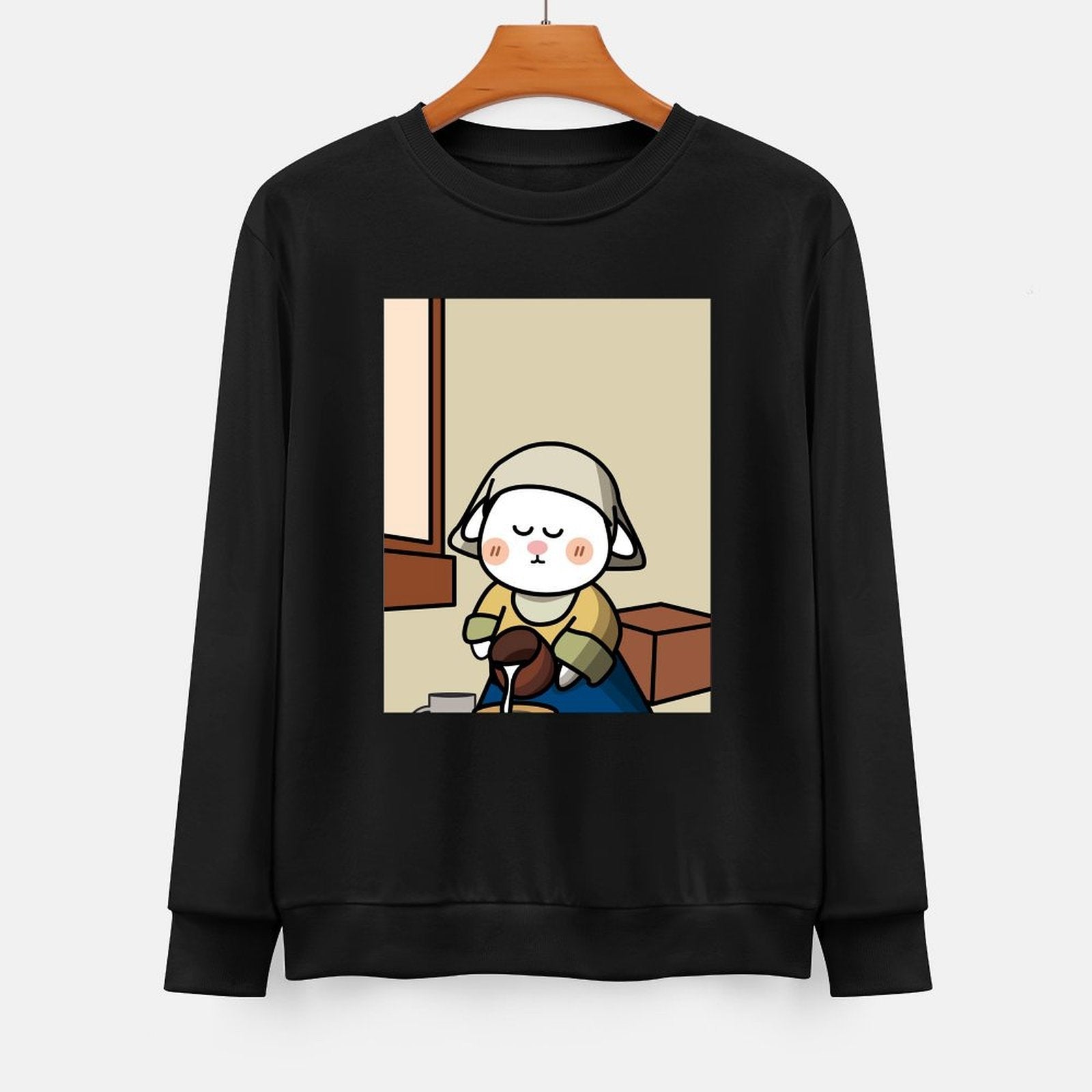 Front Patterned Long Sleeve TopComfortSeries SoftWear